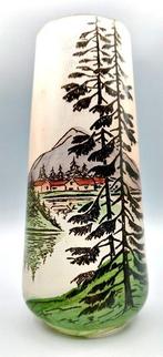 Legras & Cie. - Vaas - Art Nouveau met geëmailleerde