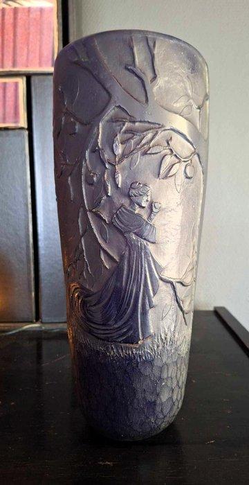 Daum - Georges De Feure et Daum Nancy - Vaas - Glas, Antiek en Kunst, Antiek | Glas en Kristal