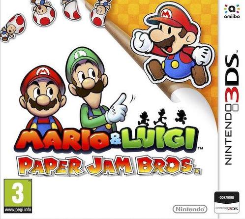 Mario & Luigi Paper Jam Bros. (3DS Games), Spelcomputers en Games, Games | Nintendo 2DS en 3DS, Zo goed als nieuw, Ophalen of Verzenden