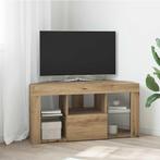 vidaXL Hoek LED TV Kast Artisan Eiken 108 x 40 x 50 cm, Huis en Inrichting, Kasten | Televisiemeubels, Minder dan 50 cm, Verzenden