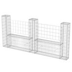 Gabion U-vorm 240cm: Muur Bouwen? Top Deal! Tweedekansje!..., Overige materialen, Ophalen of Verzenden, Minder dan 25 cm, Nieuw