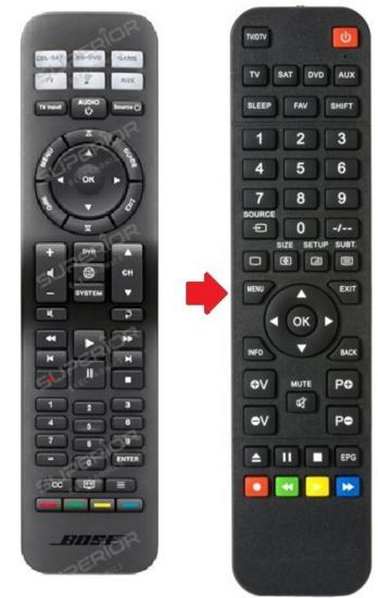 Universele afstandsbediening voor Bose - SoundTouch / Ci..., Audio, Tv en Foto, Afstandsbedieningen, Verzenden