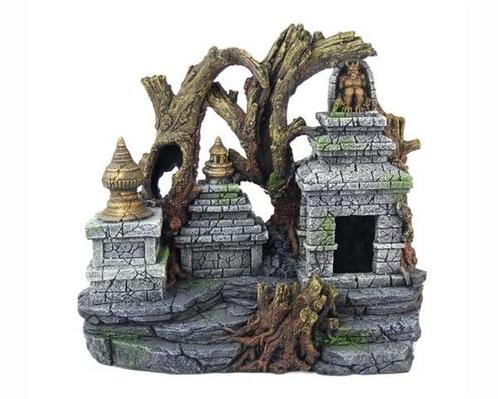 Tempel met boomstronken OS-324 - aquarium decoratie, Dieren en Toebehoren, Vissen | Aquaria en Toebehoren, Sierelement, Nieuw