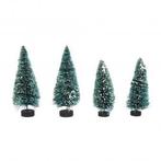 Dennenboompjes besneeuwd, 9+12 cm gesorteerd 4st. Succulent, Ophalen of Verzenden, Nieuw