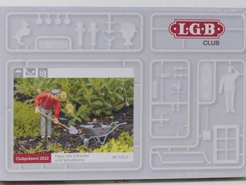 LGB / POLA Clubpräsent 2022 Figur mit Schaufel und Schubk.., Hobby en Vrije tijd, Modelbouw | Figuren en Diorama's, Nieuw, Ophalen of Verzenden