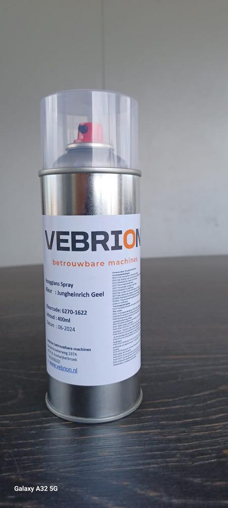 Hoogglans Spray - Jungheinrich Geel 400ML, Zakelijke goederen, Machines en Bouw | Heftrucks en Intern transport, Ophalen of Verzenden