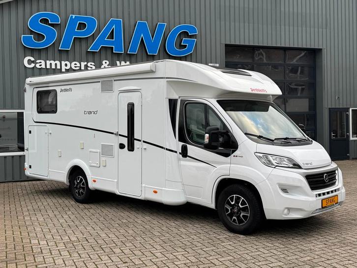 Dethleffs Trend T7057 EB | Enkele bedden | Hefbed | Automaat, Caravans en Kamperen, Campers, Cassettetoilet, Automaat, L-zit, Diesel