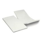 Cinderella Topper hoeslaken dubbele split jersey ivory, Nieuw