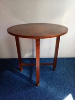 Bijzettafel - Eik - Art Deco bijzettafel rond, Antiek en Kunst, Kunst | Designobjecten
