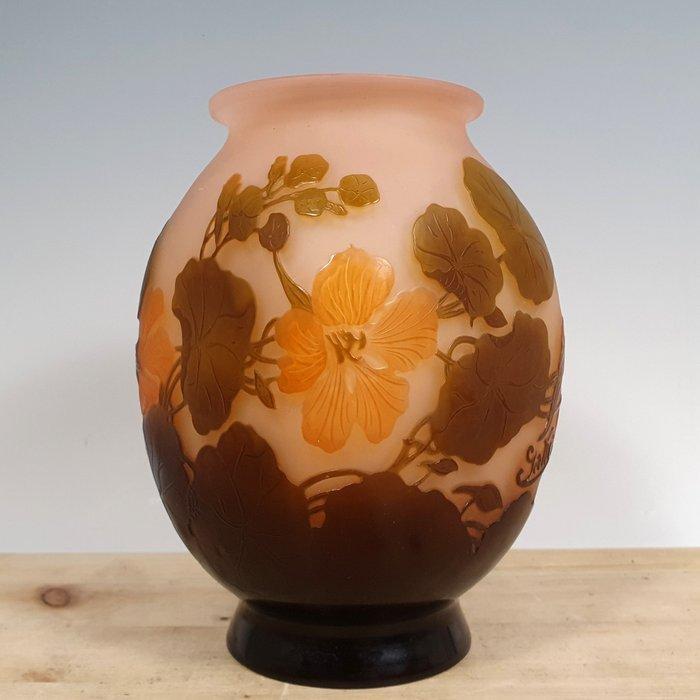 Emile Gallé - Vaas - Glas, Antiek en Kunst, Antiek | Glas en Kristal