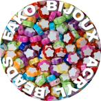 Fako Bijoux® - Acryl Kralen - Bloemetjes Duo - 9mm -, Hobby en Vrije tijd, Kralen en Sieraden maken, Verzenden, Nieuw