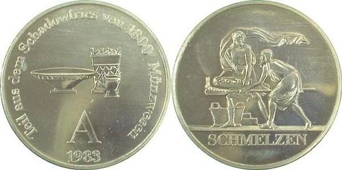 Duitsland Medaille Schadowfries Schmelzen 1983 A Ddr 1983, Postzegels en Munten, Penningen en Medailles, Verzenden