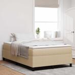 vidaXL Boxspring bed Grijs groen 120 x 200 cm Katoenen stof, Verzenden, Nieuw, Groen