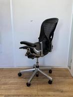Herman Miller Aeron Chrome Incl. Posturefit - Nieuw 1800,00, Verzenden, Zwart, Zo goed als nieuw, Bureaustoel