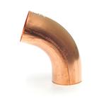 Koperen bocht 80mm 85gr mof x verjongd spie, Ophalen of Verzenden, Nieuw