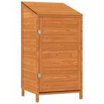 Tuinschuur 55x52x112 cm massief vurenhout bruin, Verzenden, Nieuw