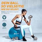 Tresko Fitness bal - Yoga bal - Pilates bal - 65cm - Blauw, Verzenden, Nieuw