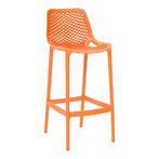 Barkruk Buiten - 75 cm - Air - Oranje - Siesta, Huis en Inrichting, Barkrukken, Verzenden, Nieuw