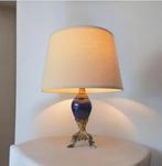 Lamp - Stijl Napoléon III - Bleu Cobalt - Floral Decor -, Antiek en Kunst