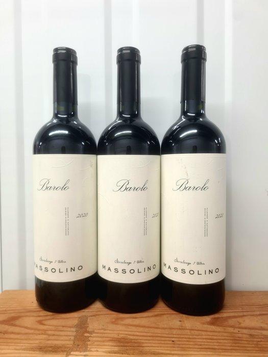 2020 Massolino - Barolo DOCG - 3 Flessen (0.75 liter), Verzamelen, Wijnen