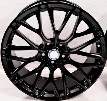 19 inch 5x120 JF Luxury - HRS - Matte Black Velgen