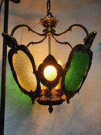 Plafondlamp - Brons, Glas, Huis en Inrichting, Nieuw