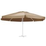 vidaXL Vervangingsdoek voor parasol 600 cm taupe, Tuin en Terras, Partytenten, Verzenden, Nieuw