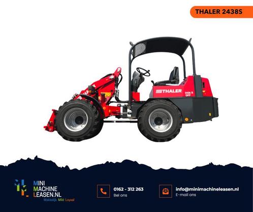 THALER 2438S mini-loader | speedlease vanaf €289,- p/w, Zakelijke goederen, Machines en Bouw | Kranen en Graafmachines, Wiellader of Shovel