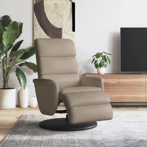 vidaXL Fauteuil verstelbaar met voetensteun kunstleer, Huis en Inrichting, Fauteuils, Nieuw, Verzenden