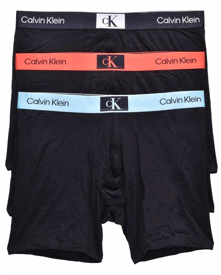 Calvin Klein Boxer Brief 3 Pack Cotton Stretch Maat S,M, Kleding | Heren, Ondergoed, Overige kleuren, Boxer, Verzenden