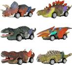 Speelgoed Autos - 6 Stuks - Dinosaur Toy Pull Back Cars -, Kinderen en Baby's, Speelgoed | Overig, Verzenden, Nieuw