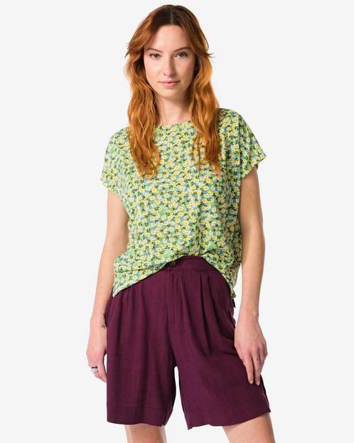 HEMA Dames shirt Amelie bloemen multi, Kleding | Dames, Overige Dameskleding, Nieuw, Verzenden