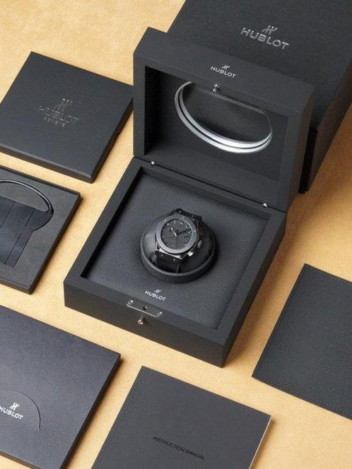 Hublot - Classic Fussion Chronograph ALL BLACK -, Sieraden, Tassen en Uiterlijk, Horloges | Heren