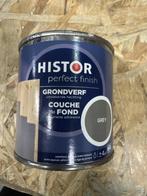 Histor grondverf grijs - 0,25 liter, Nieuw, Ophalen of Verzenden, Verf, Grijs