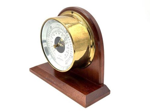 Maximum Weather Marine barometer - Hout, Messing - Proteus, Antiek en Kunst, Curiosa en Brocante