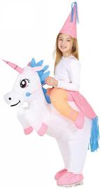 Opblaasbare Unicorn kostuum kind, Ophalen of Verzenden, Nieuw