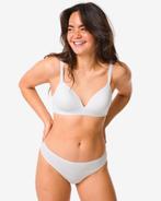 HEMA Dames strings stretch katoen - 2 stuks wit, Kleding | Dames, Verzenden, Wit