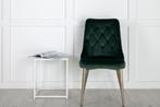 Eetkamerstoel - Rijk - Groen - Fluweel - Jörn, Huis en Inrichting, Stoelen, Verzenden, Nieuw