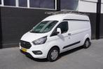 Ford Transit Custom 2.0 TDCI 130PK L2H2 EURO 6, Auto's, Bestelauto's, Stof, Gebruikt, Wit, Ford