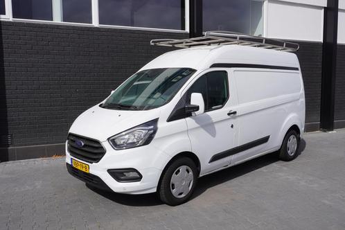 Ford Transit Custom 2.0 TDCI 130PK L2H2 EURO 6, Auto's, Bestelauto's, Onderhoudsboekje, Lease, Zwart, Handgeschakeld, Wit, Financial lease