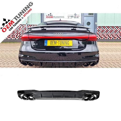 AUDI A7 S7 Diffuser | hoogglans zwart | 2018 | voor s line |, Auto-onderdelen, Carrosserie en Plaatwerk, Nieuw, Audi, Bumper, Ophalen of Verzenden