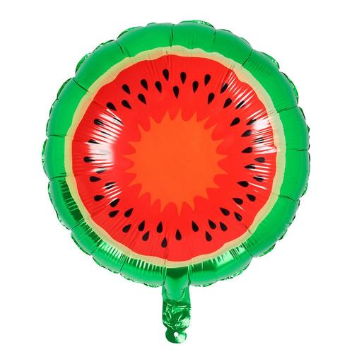 Helium Ballon Watermeloen Leeg 45cm, Hobby en Vrije tijd, Feestartikelen, Nieuw, Verzenden