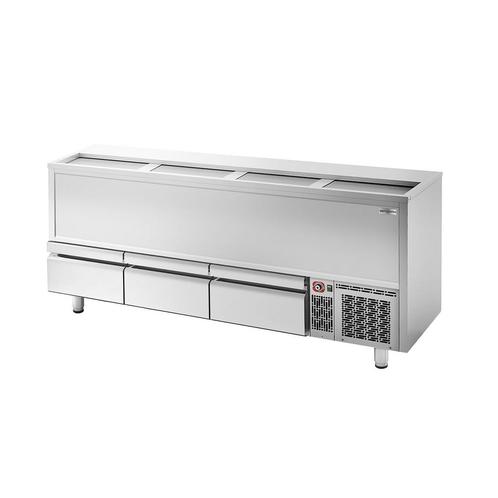 GGM Gastro | Koelkist voor flessen - RVS - 620 | FEI620S, Zakelijke goederen, Horeca | Keukenapparatuur, Nieuw in verpakking, RVS Meubilair