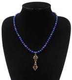 Lapis lazuli - Boeddhistische beschermkettinkje - Dorje /, Antiek en Kunst