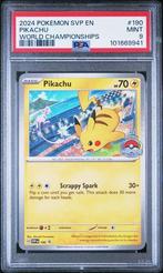 PSA 9 | Pikachu World Championshiops | SV Black Star Promo, Hobby en Vrije tijd, Verzamelkaartspellen | Pokémon, Ophalen of Verzenden
