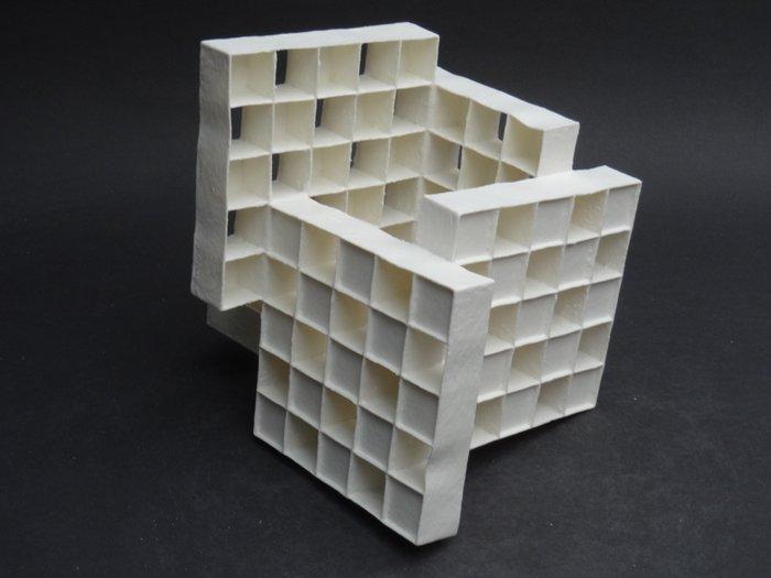 Hans Meeuwsen - 2025 - 72 compositie met 5 vierkanten, Antiek en Kunst, Kunst | Designobjecten