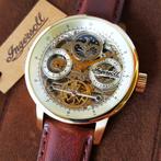 Ingersoll - Automatic - Moon - Open Heart - Dual Time - Gold, Nieuw