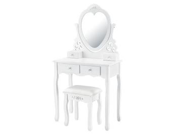 Veiling - Schminktafel / kaptafel Julia - Wit - incl. spiege