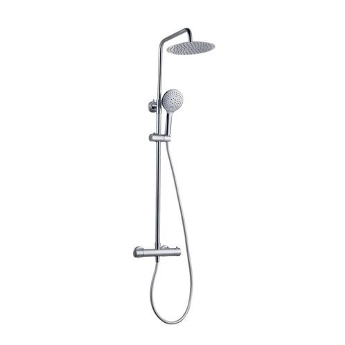 Regendouche Sanilux Chicago Opbouw 25 cm Met Handdouche, Doe-het-zelf en Verbouw, Sanitair, Kraan, Nieuw, Chroom, Ophalen of Verzenden