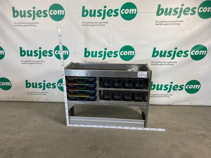 Aluca aluminium bedrijfswageninrichting gebruikt (nr 2373), Auto diversen, Overige Auto diversen, Ophalen of Verzenden